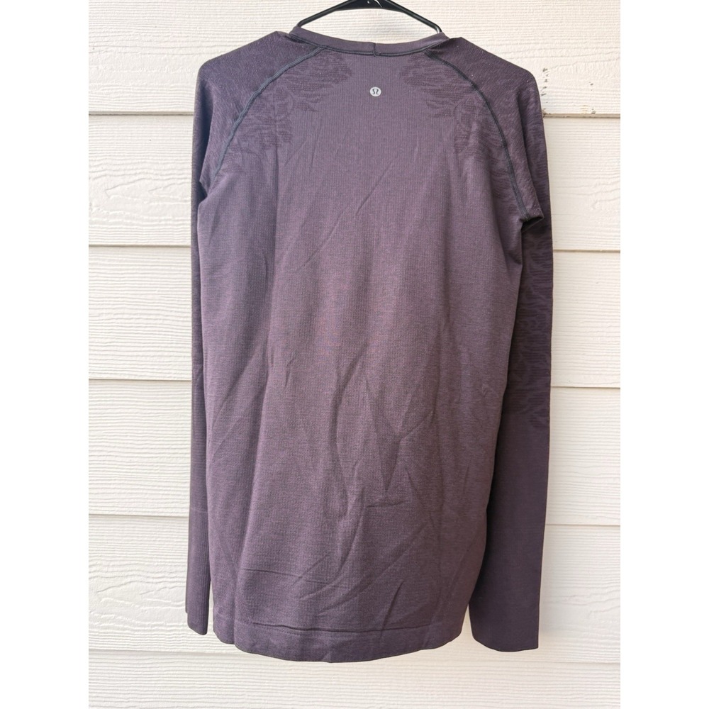 Lululemon Run: Swiftly Tech Long Sleeve Special Edition Concord Grape Women's 10 - Picture 8 of 9